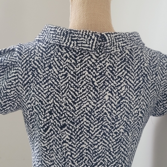 Beautiful black and white peter pan collar  Jones Newyork Dress size 6 - Picture 5 of 12